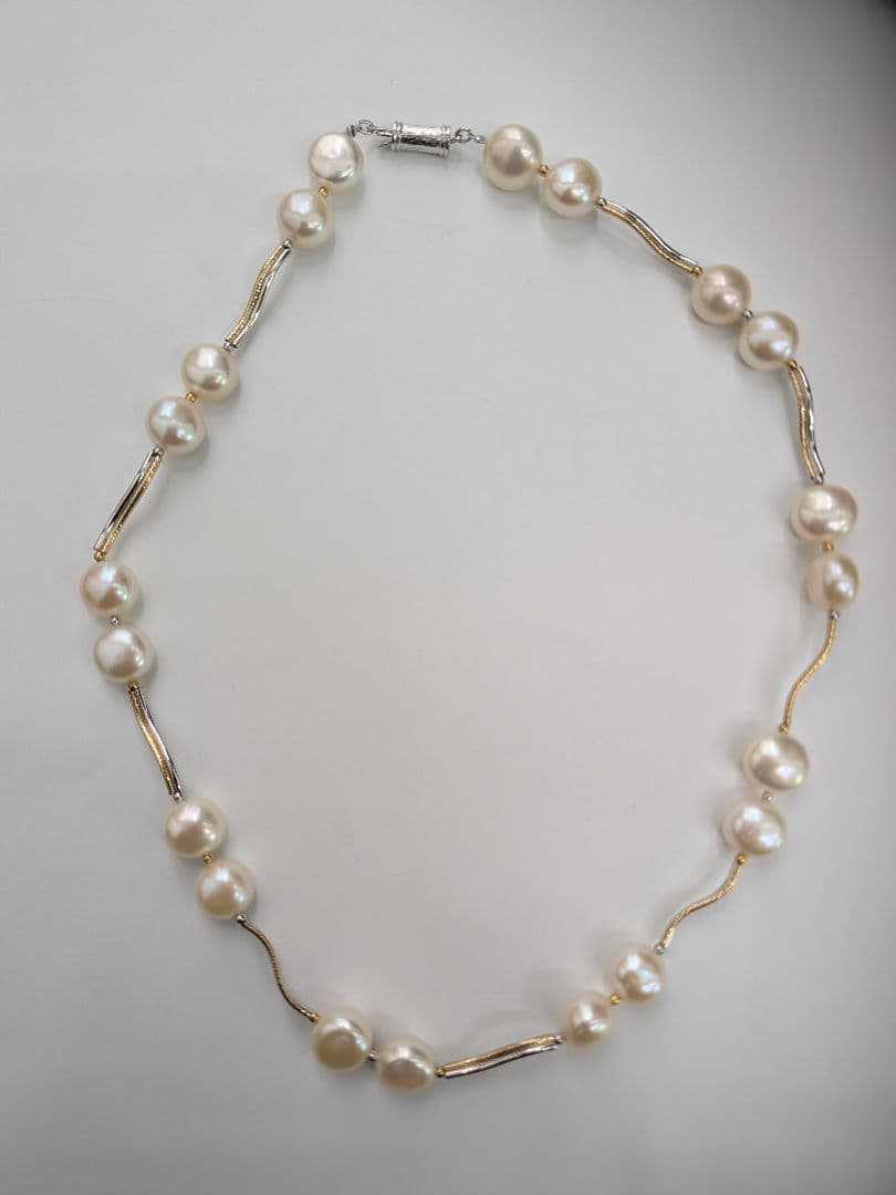 パール ネックレス SV925 マベパール アクセサリー 真珠