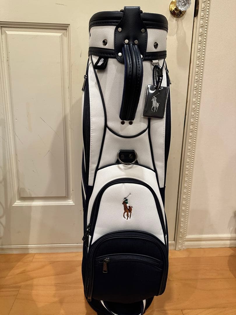 【最終値下】POLO ゴルフバッグ ネイビー/ホワイト