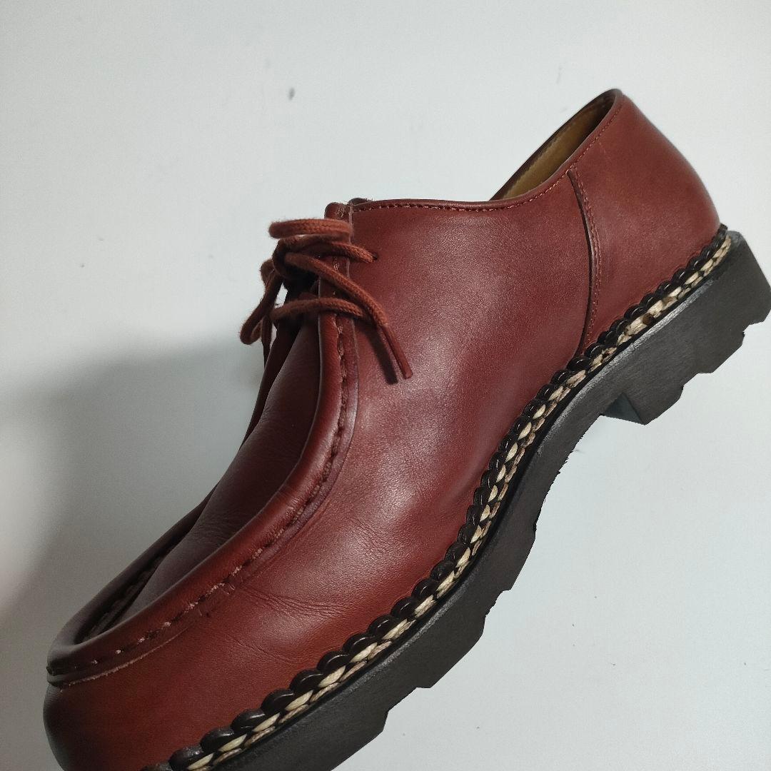 パラブーツ ミカエル 43.5 マロン レザー チロリアンシューズ