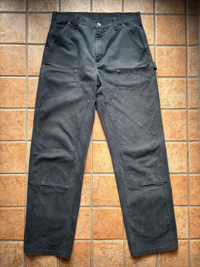 Carhartt 　ダブルニー　ブラック　ペインターパンツ　33×34 USA