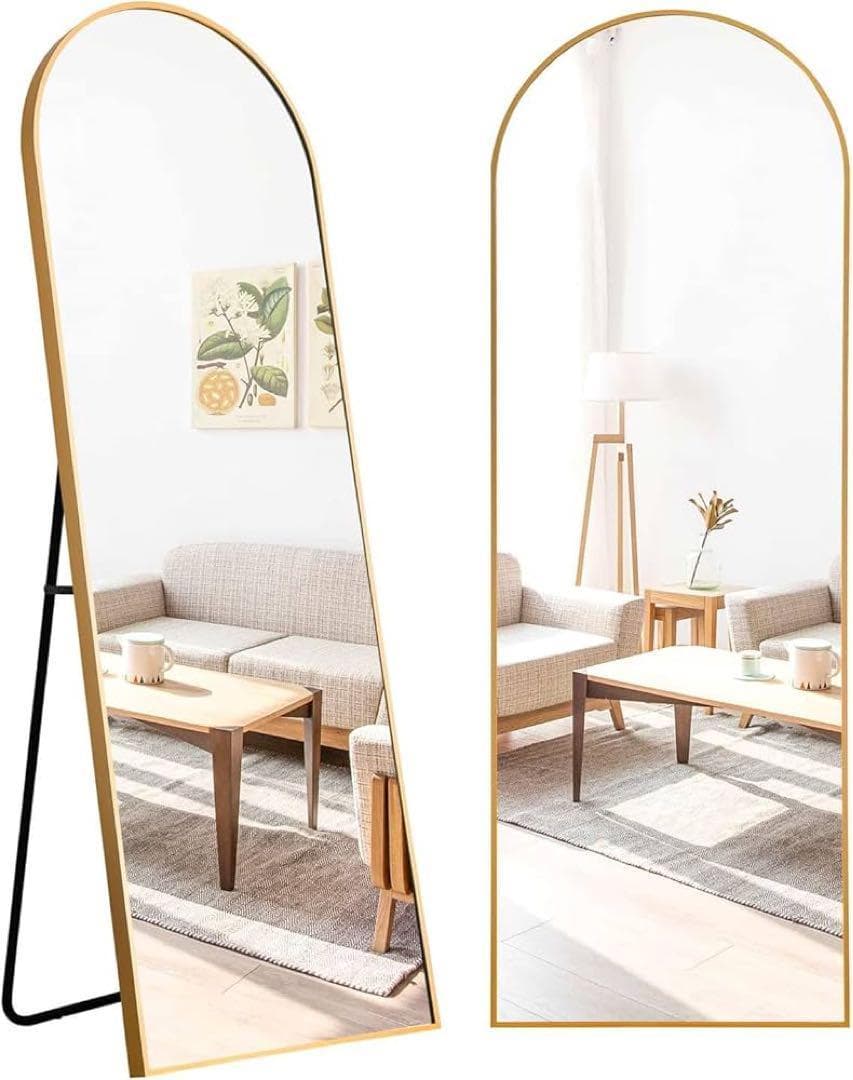 全身鏡 姿見 ミラー 北欧 スタンドミラー 壁掛け 立て掛け 160x50cm