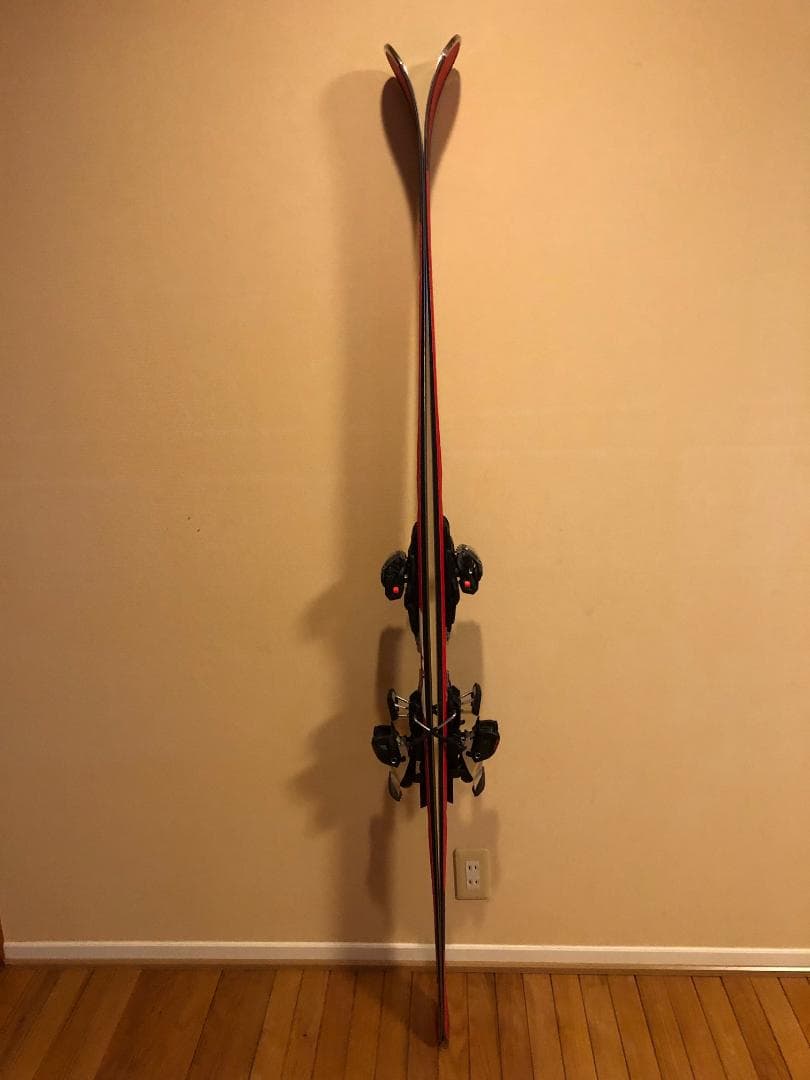 K2 IKONIC 84 スキー板 赤 バインディング付き