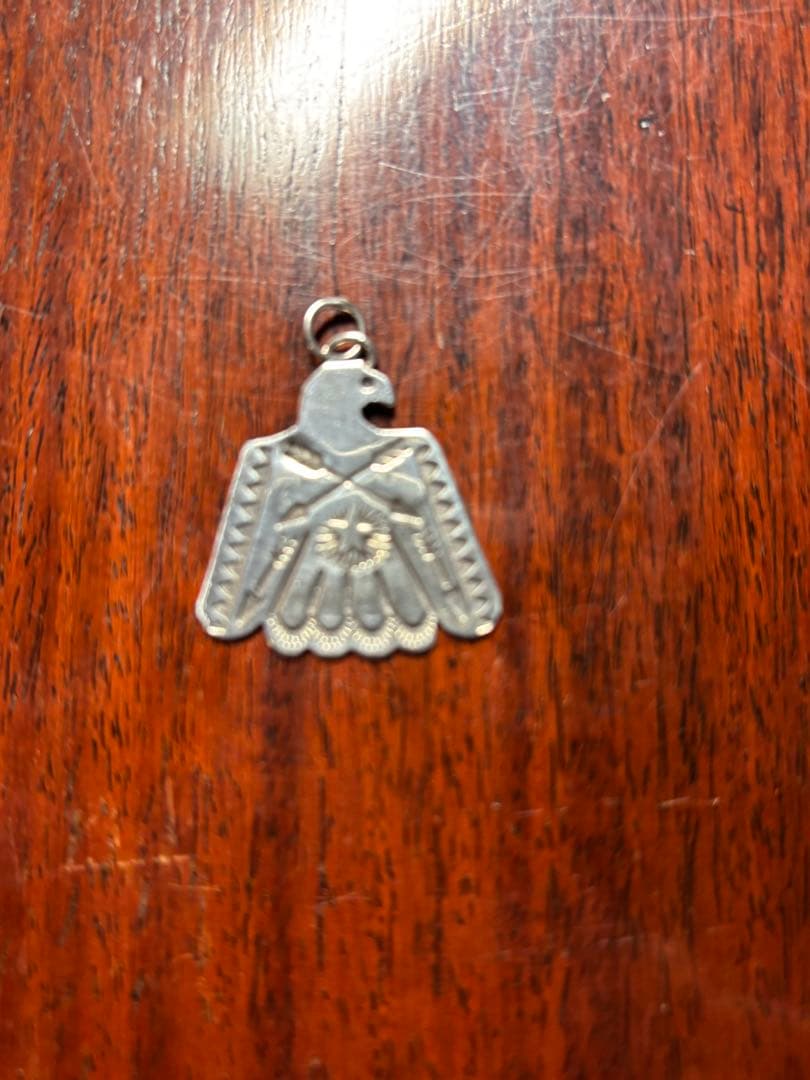 インディアンジュエリー ペンダントトップ ネックレス サンダーバー NAVAJO