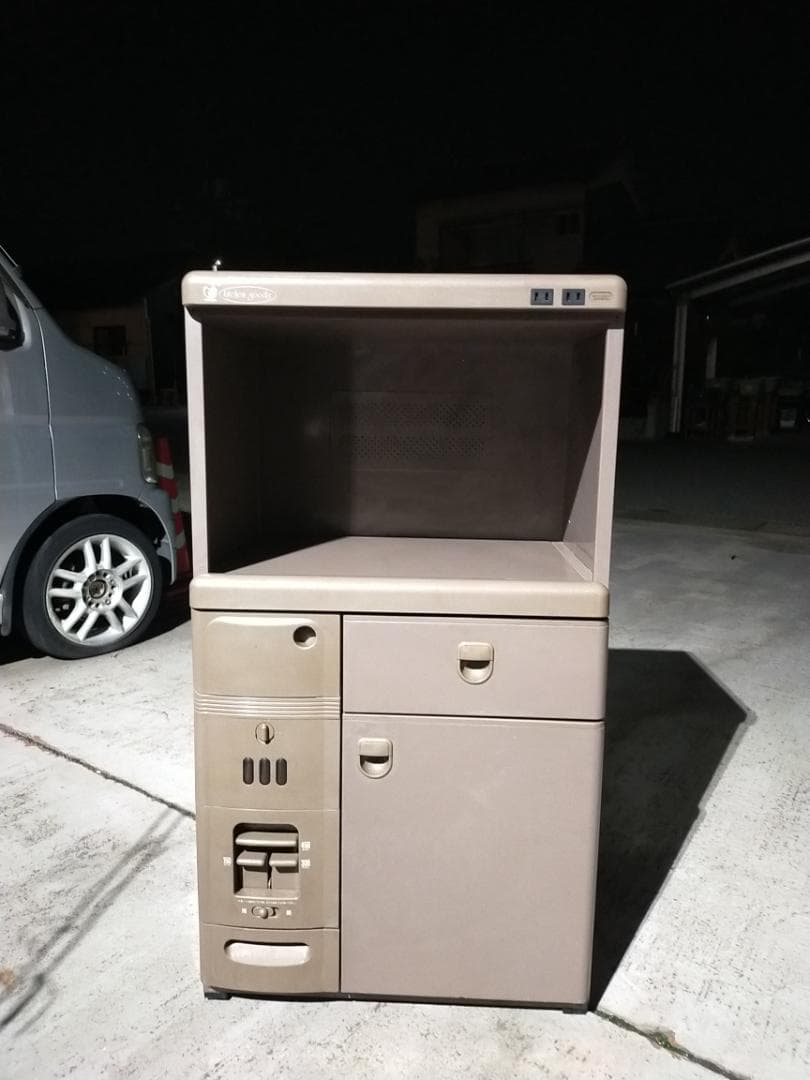 (YODOKO) ヨドコウ☆レンジ台（米びつ付き）