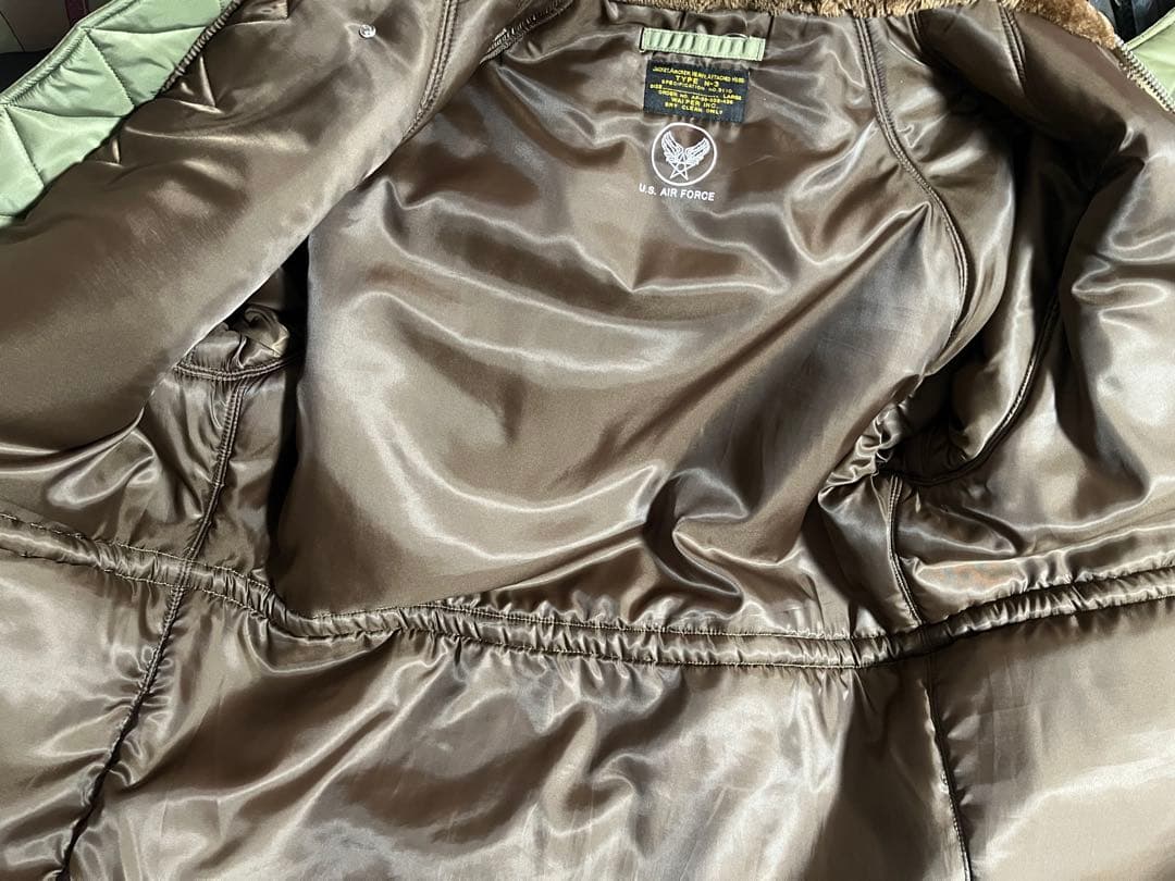 米軍 AIR CREW N-3 フライトジャケット リアルファー WAIPER
