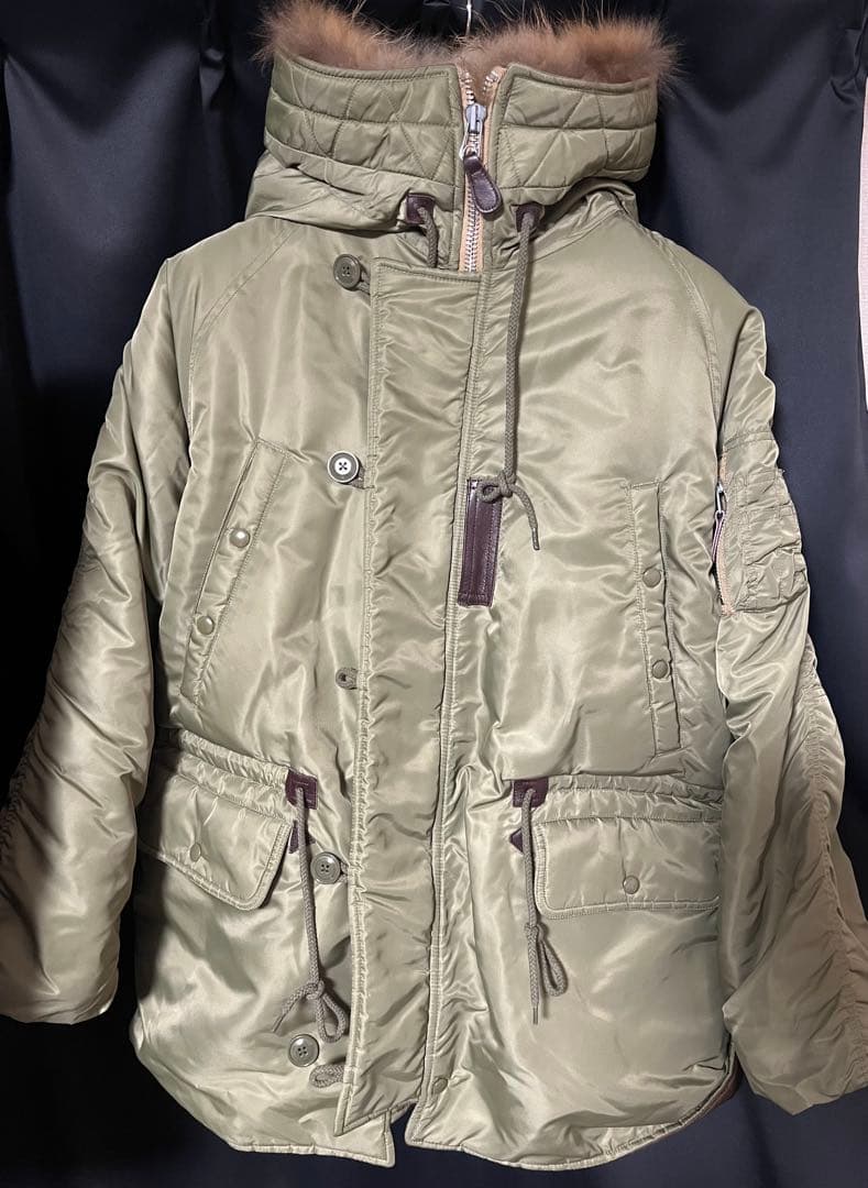 米軍 AIR CREW N-3 フライトジャケット リアルファー WAIPER