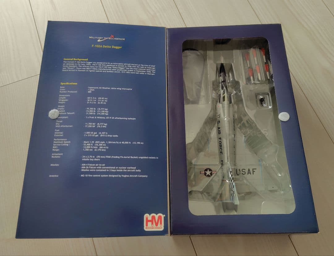 【未使用】1/72 F-102A　デルタダガー　ホビーマスター