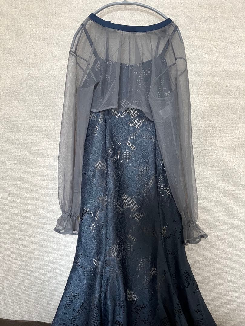 【etoll.】3wayシフォン&ボレロレースキャミドレス