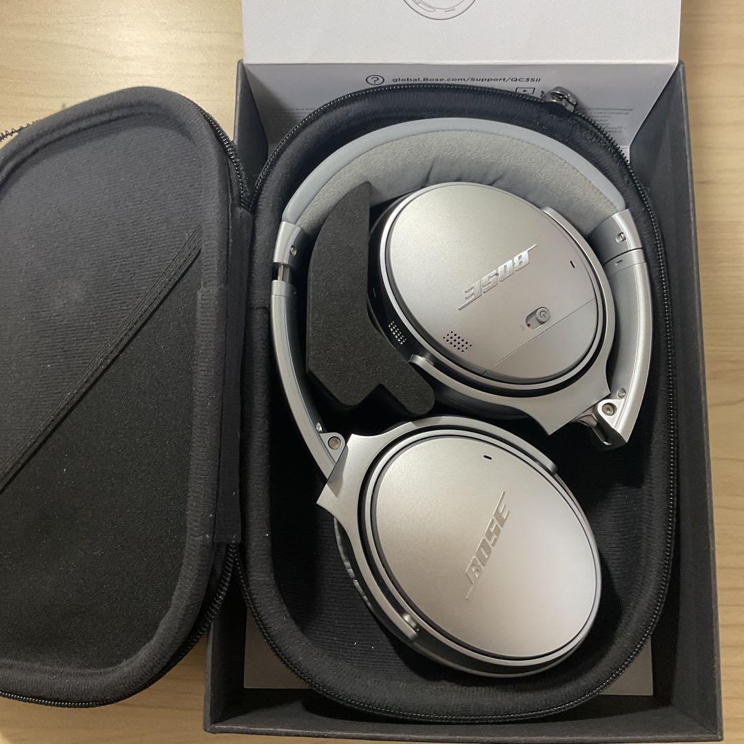 【イヤーパッド交換済】Bose QuietComfort 35 II シルバー