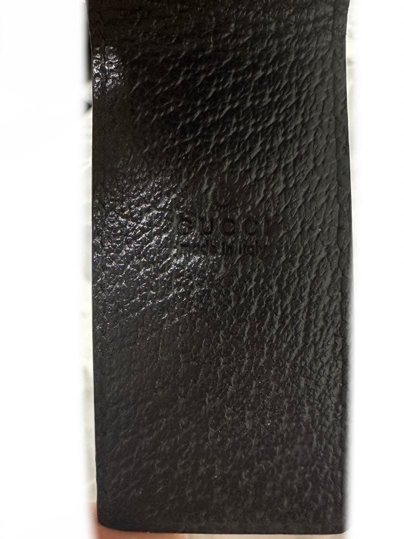 【正規品】GUCCI　グッチ　レザー　マネークリップ　レザー マグネット