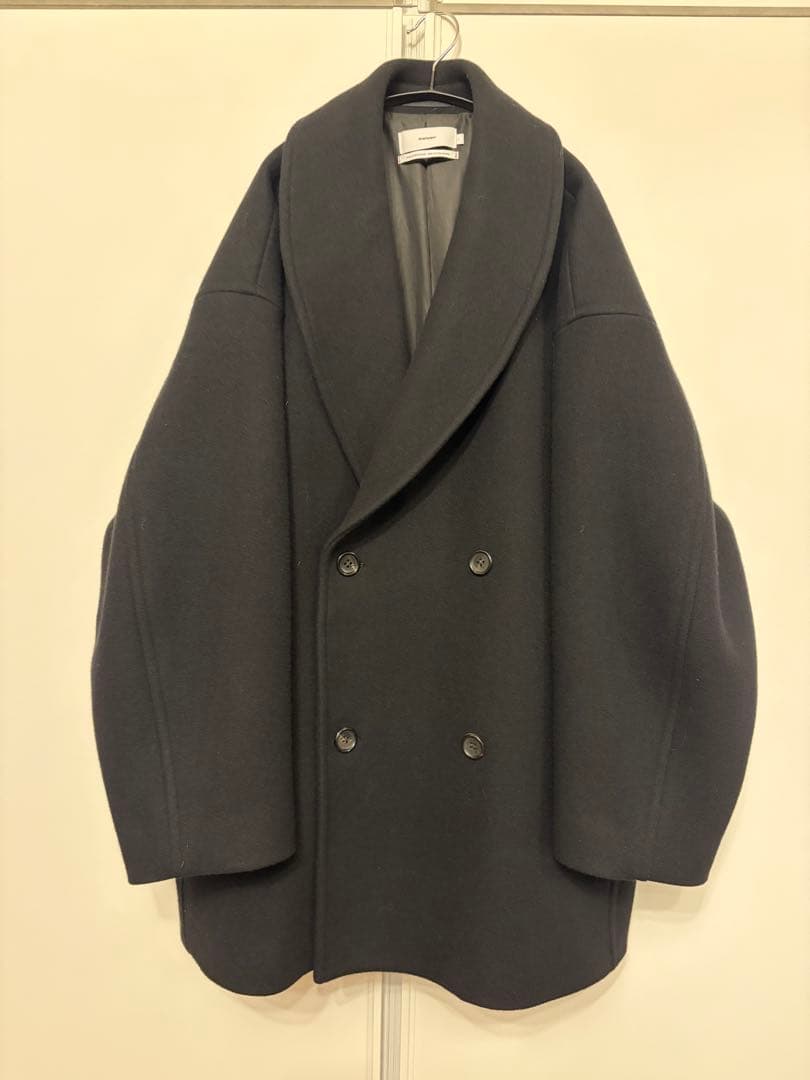 ジャケット・アウター Graphpaper Melton Shawl Collar Coat