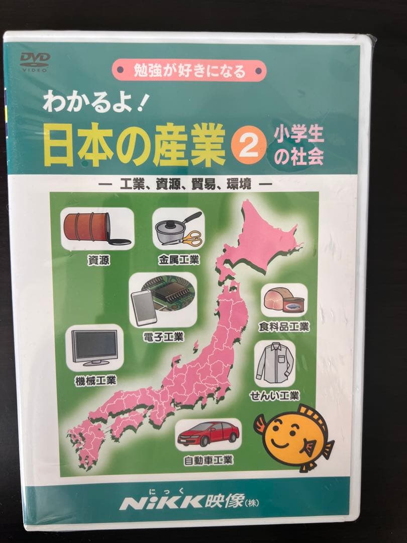 小学生向けの理科、歴史、産業、地理、教養シリーズDVD にっく映像(株)