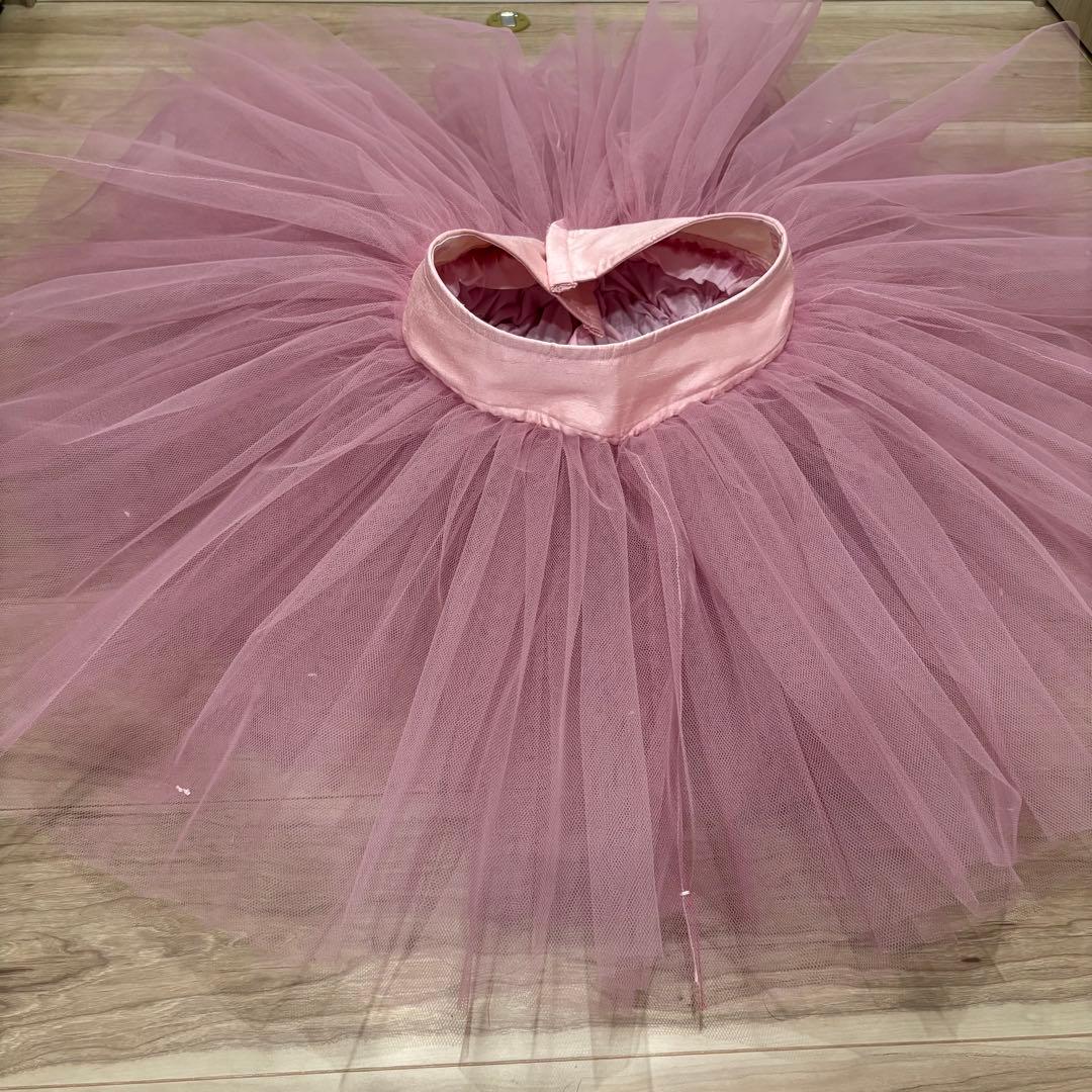 バレエ　チュチュ　ピンク　シンプル　大人フリーサイズ　ハンドメイド　職人