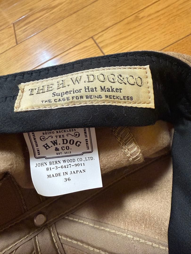 N.kid　　THE H.W.DOG &CO キャスケット ハンチング