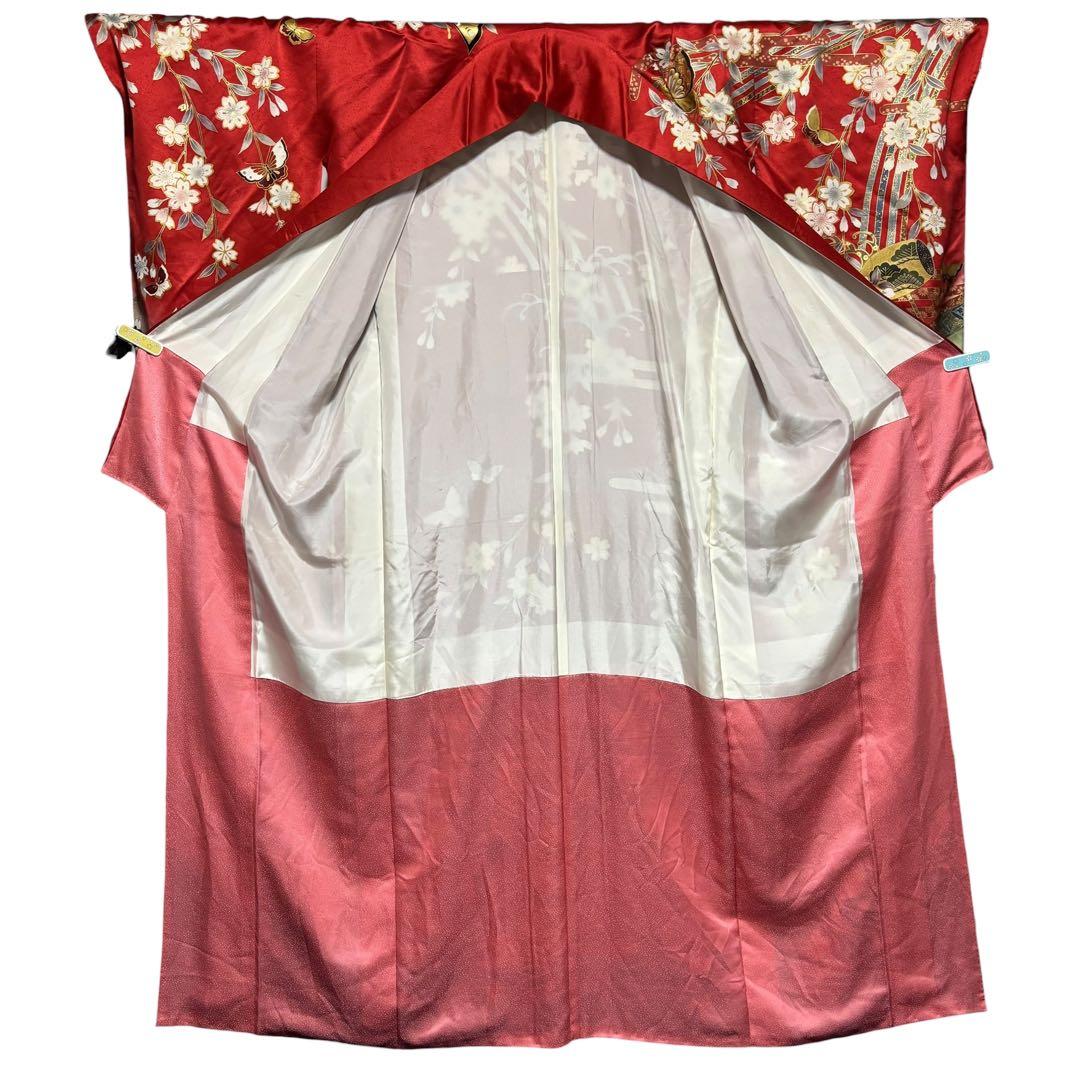 美品　未使用近い　袷　正絹　振袖　フルセット　7点