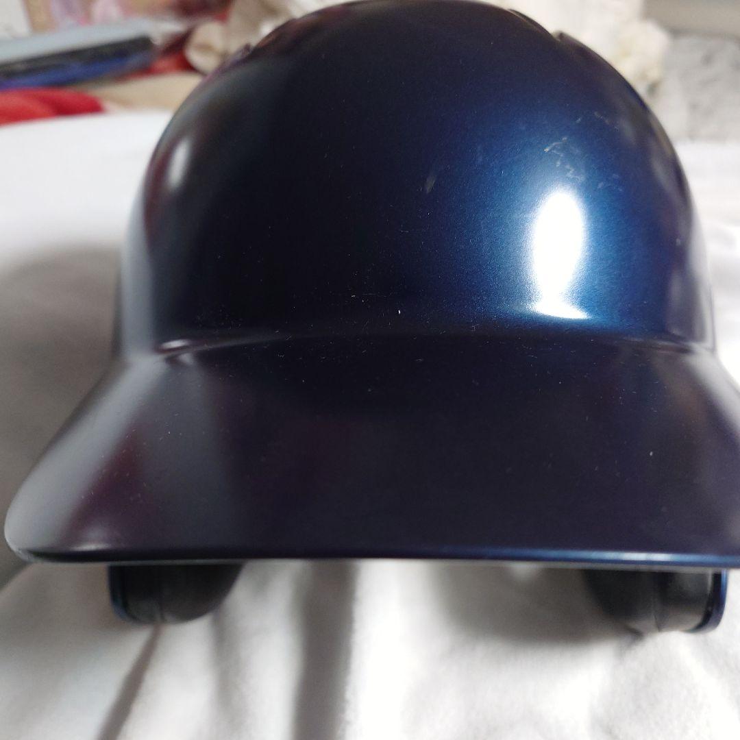 ZETT 軟式野球用ヘルメット 両耳 XO メタリックネイビー