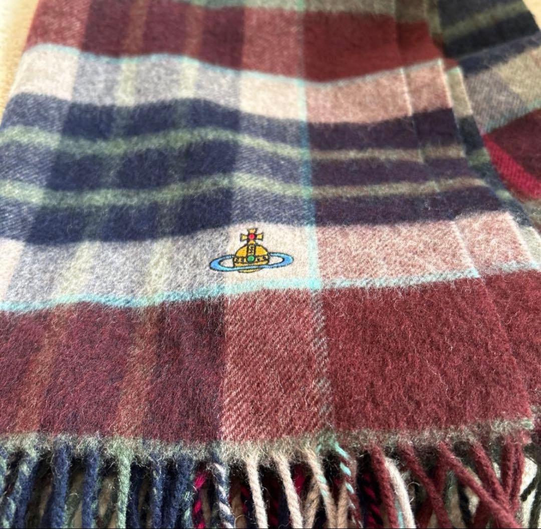 Vivienne Westwood チェック柄マフラー