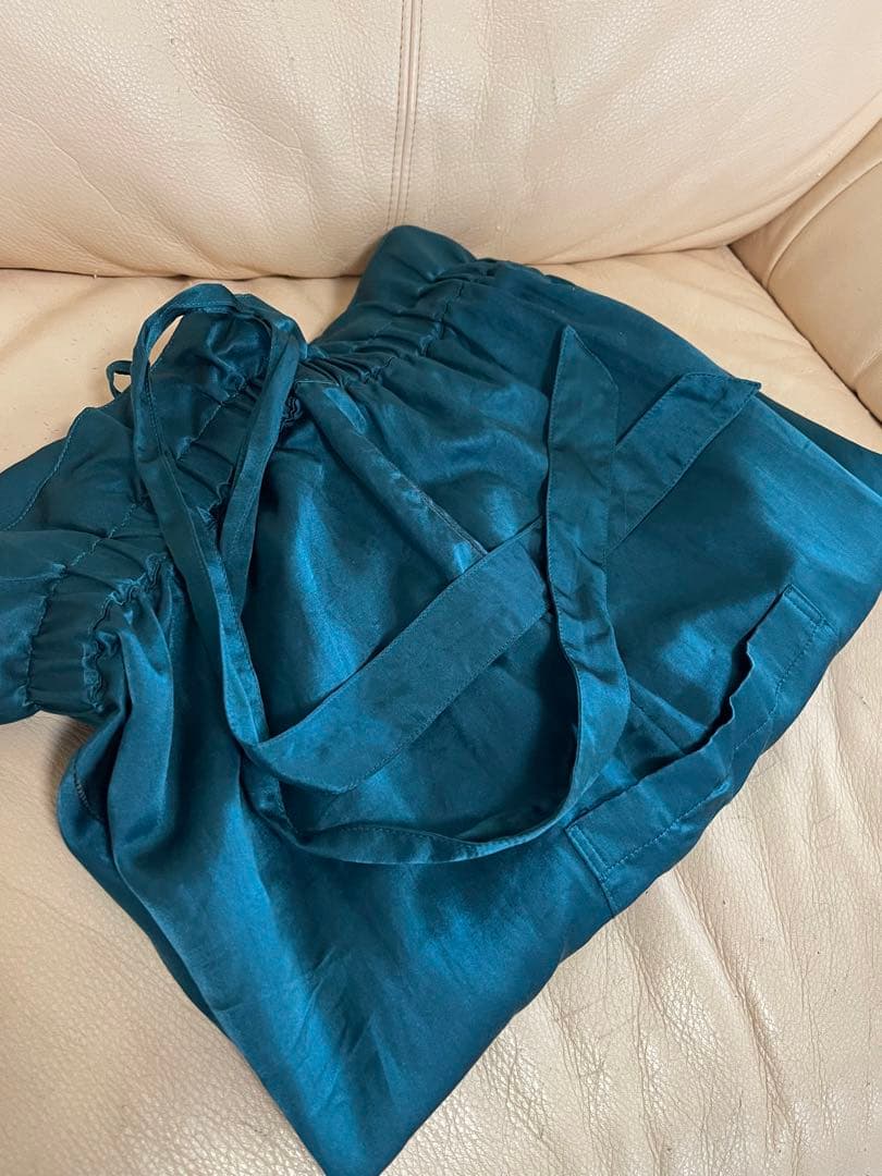 tabrikシルクカーゴパンツ サイドポケット