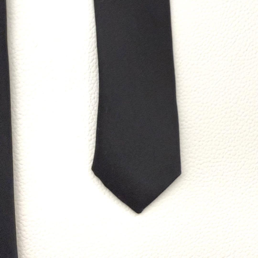 美品✨バーバリー ネクタイ ホースロゴ 冠婚葬祭 無地 黒