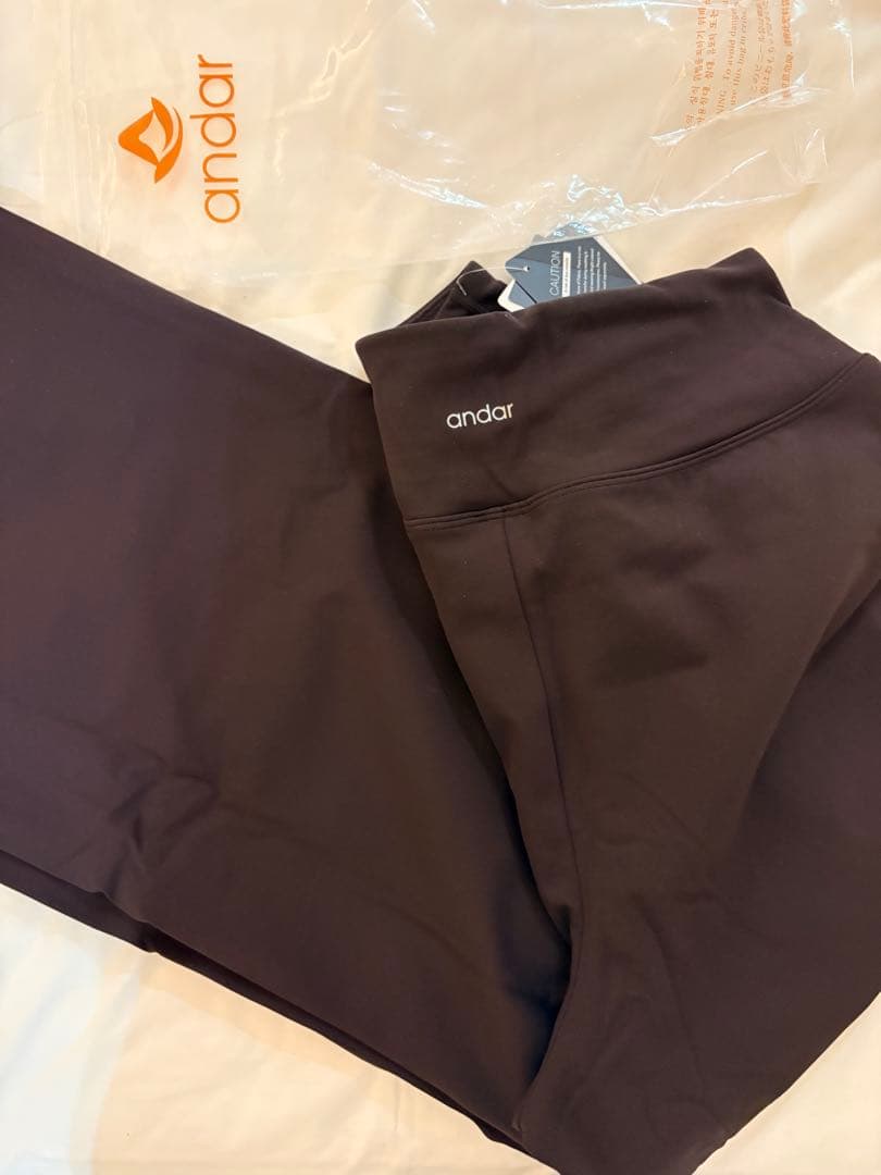 andar 裏起毛　マキシワイドレギンス