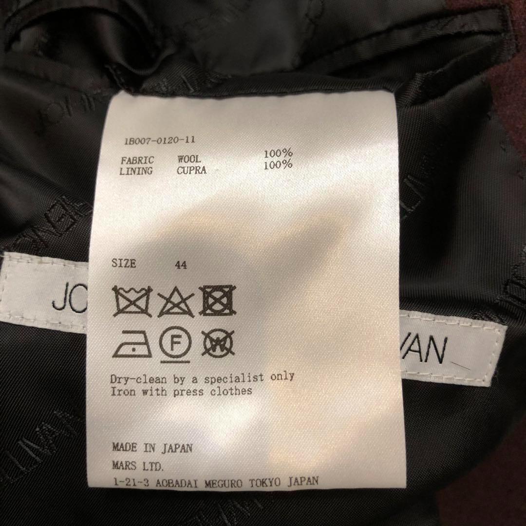 ★極美品★ジョンローレンスサリバン ダブルテーラードジャケット 20AW 44