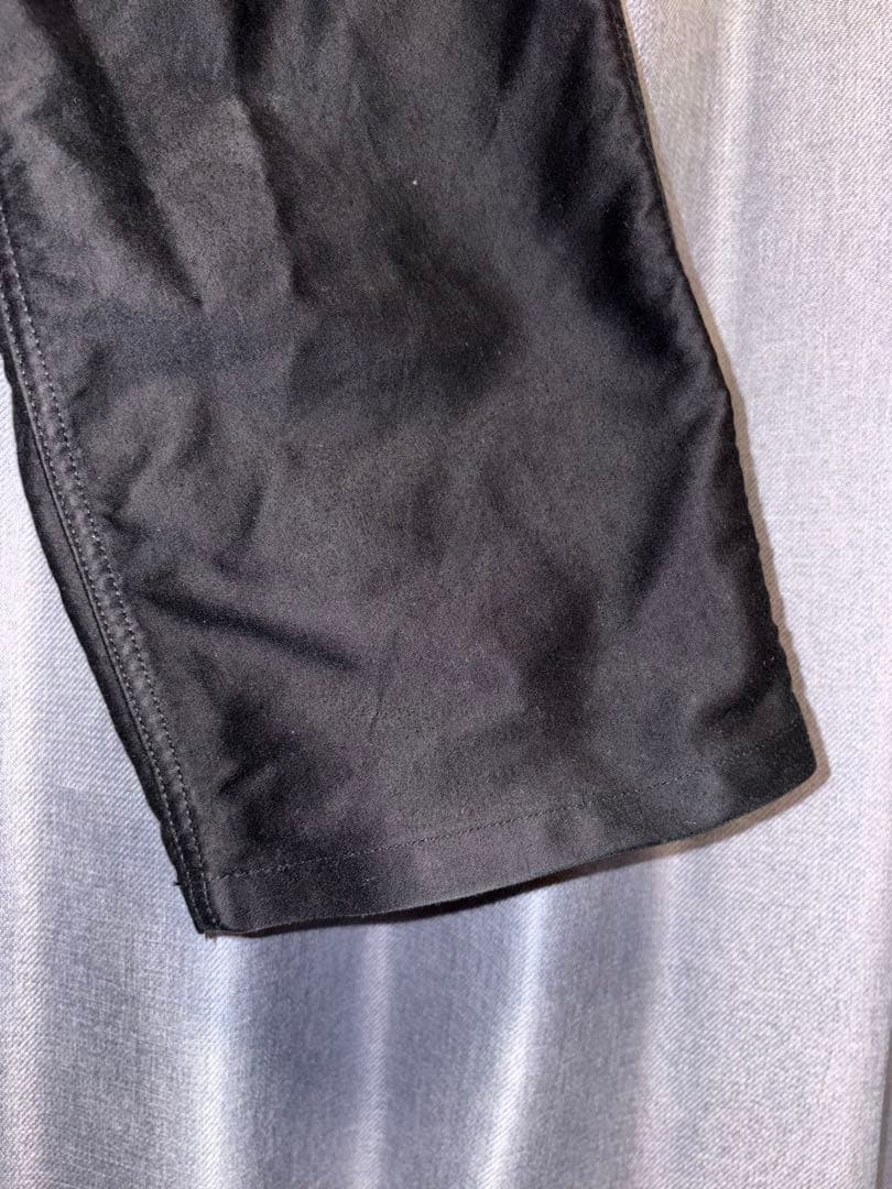 【美品】OUTIL PANTALON PLASNE ブラックモールスキンパンツ