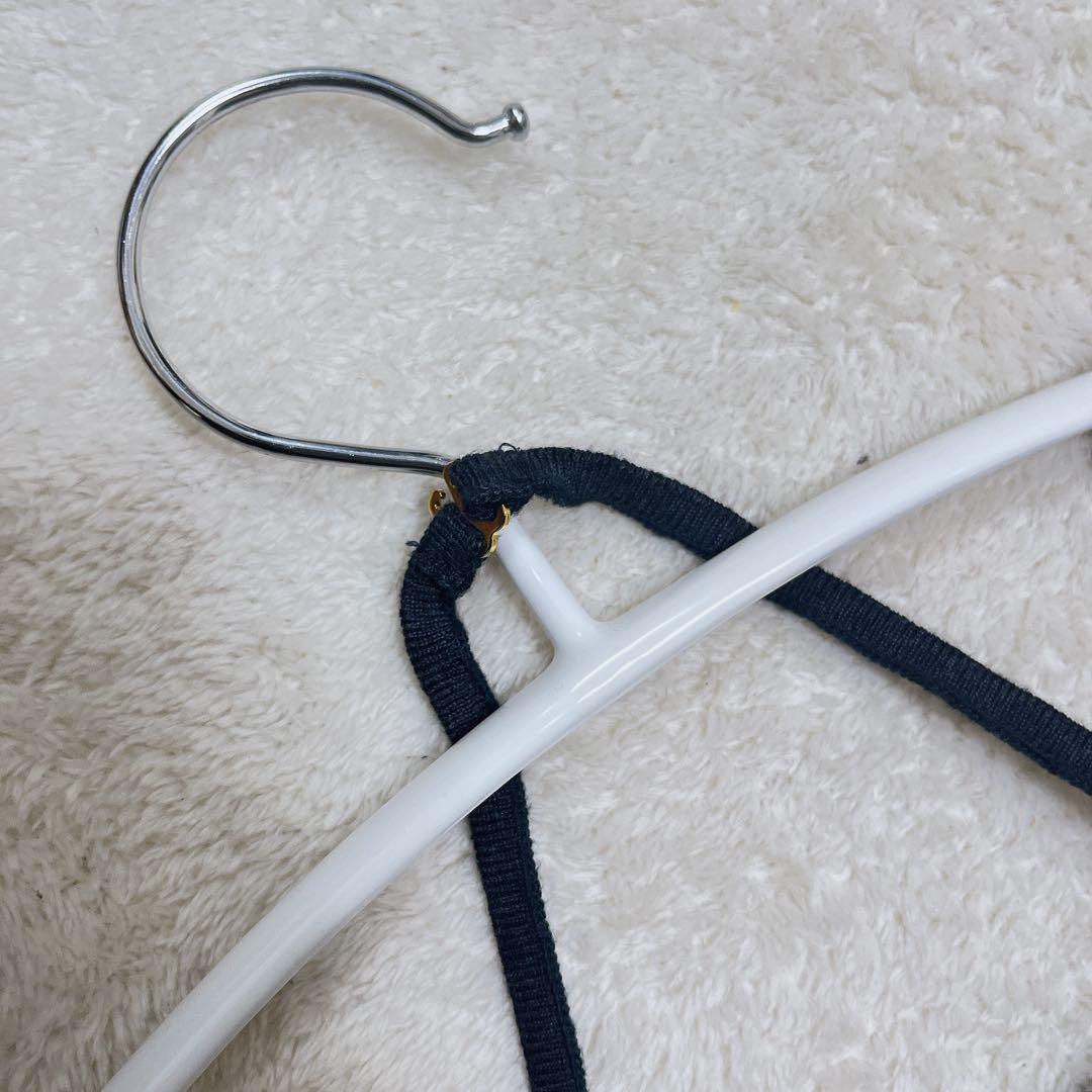 マメクロゴウチRandom Ribbed Plaid Knitted Dress