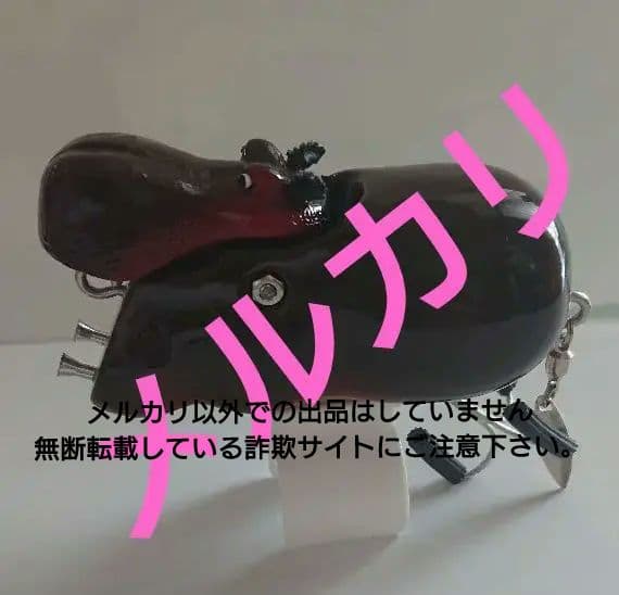 河馬の♂　カバ　ルアー　激レア　ハンドメイドルアー　トップウォーター