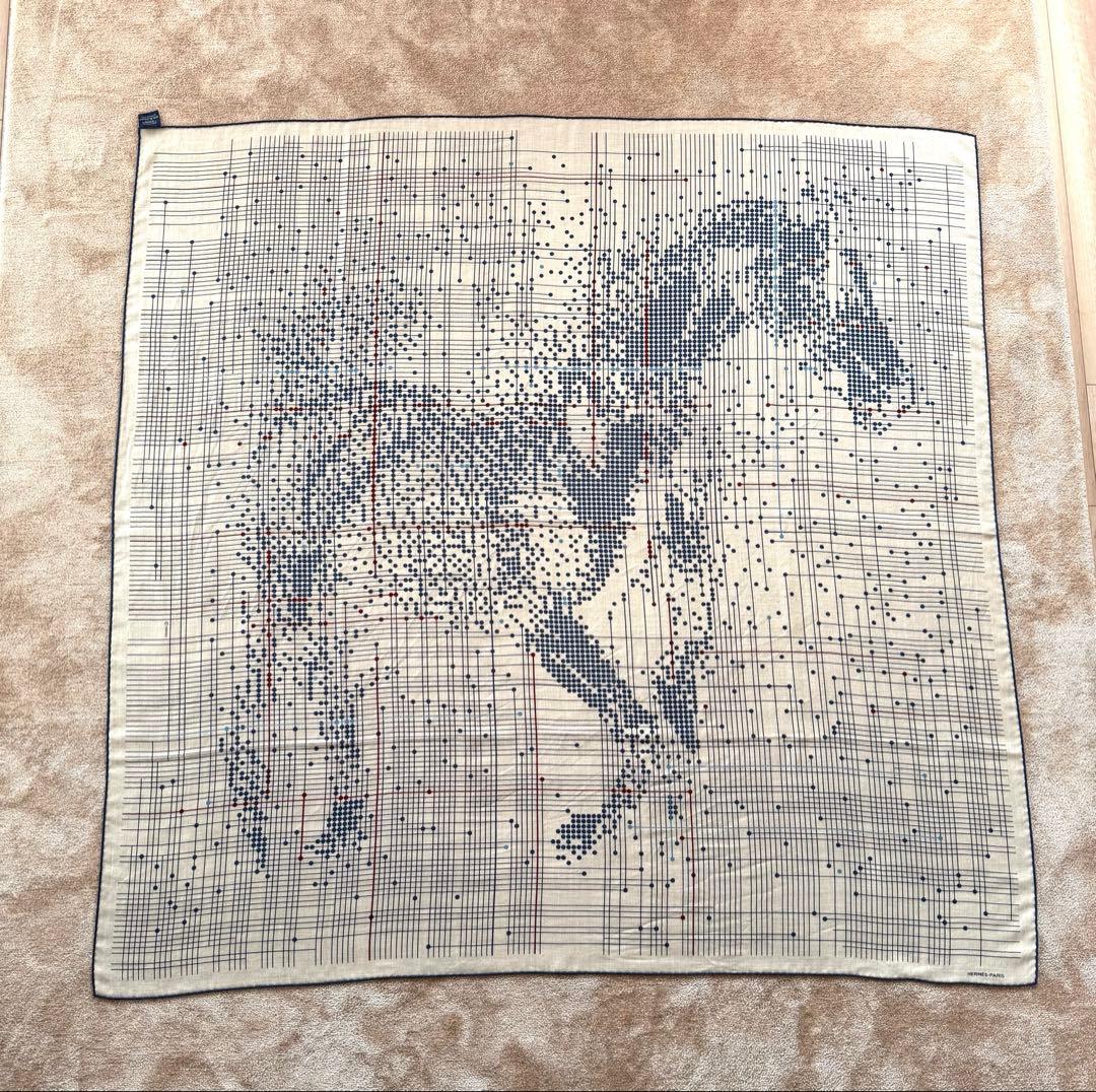 HERMÈS カレジェアン カシミヤシルク