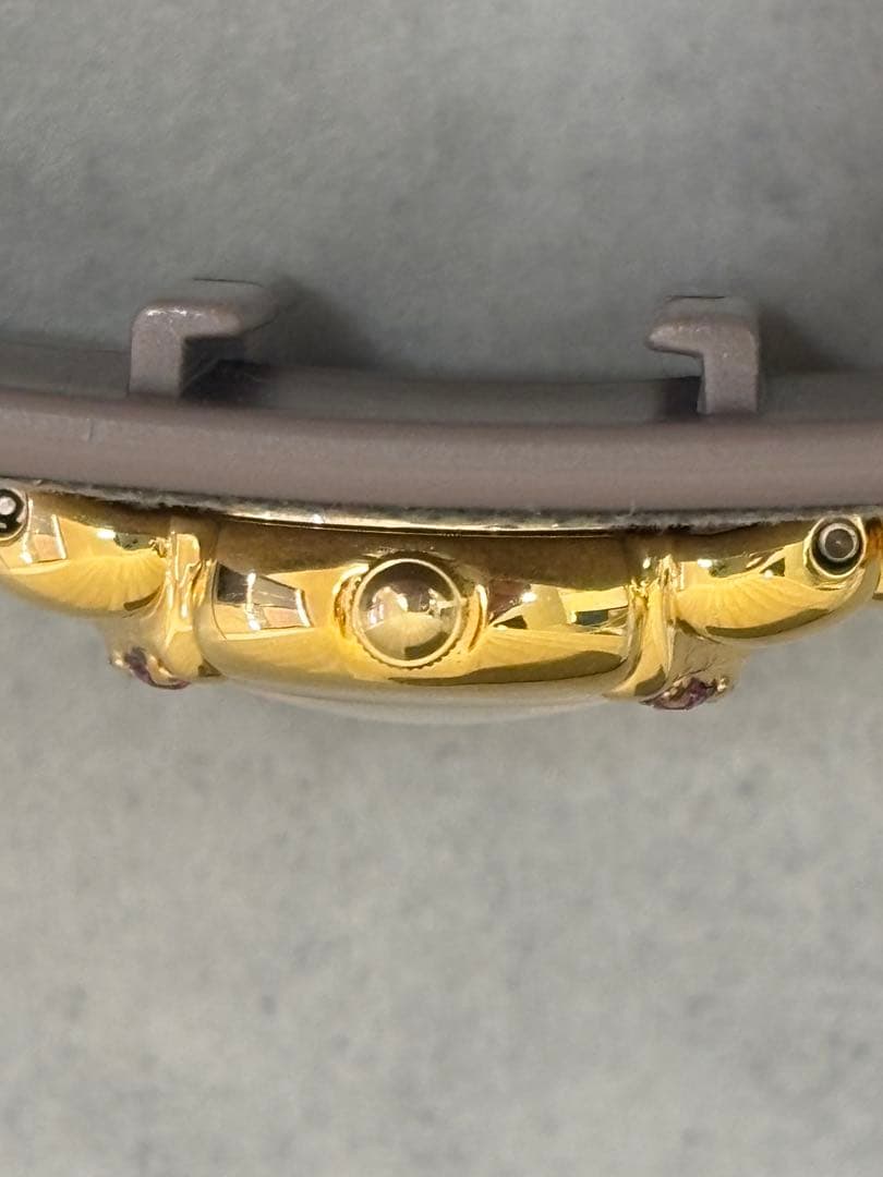 SEIKO セイコー レディース腕時計 1E20-0770 ゴールド ルビー装飾