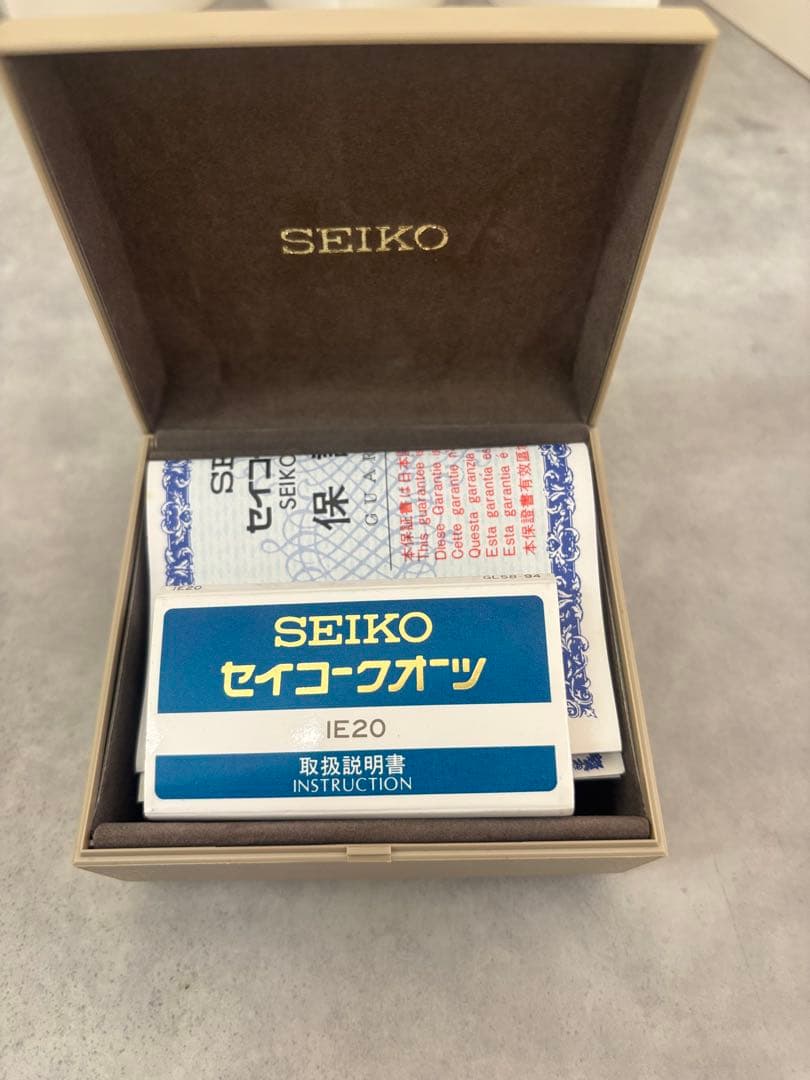 SEIKO セイコー レディース腕時計 1E20-0770 ゴールド ルビー装飾
