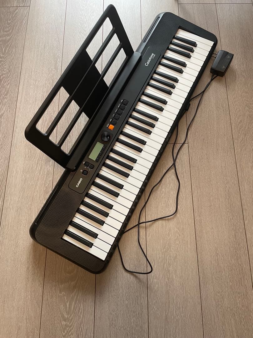 CASIO 電子ピアノ CT-S200 ブラック　スタンド付き