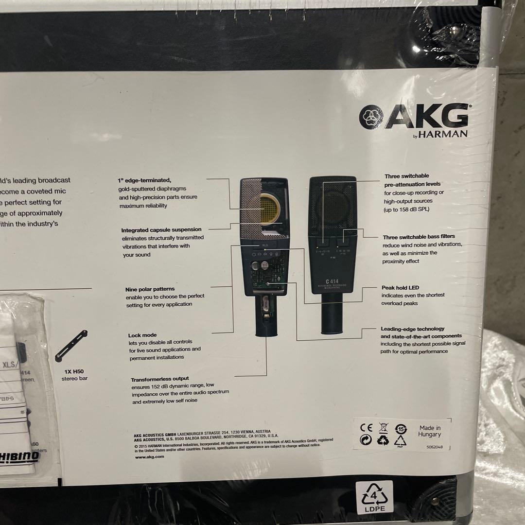 AKG コンデンサーマイク C414 XLS ステレオペアセット