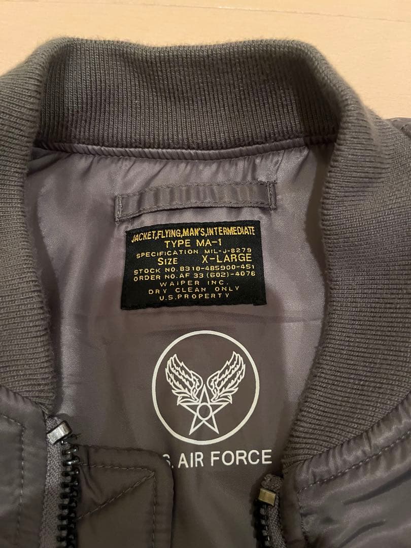 WAIPER USAF 50s MA-1 リプロダクト XL