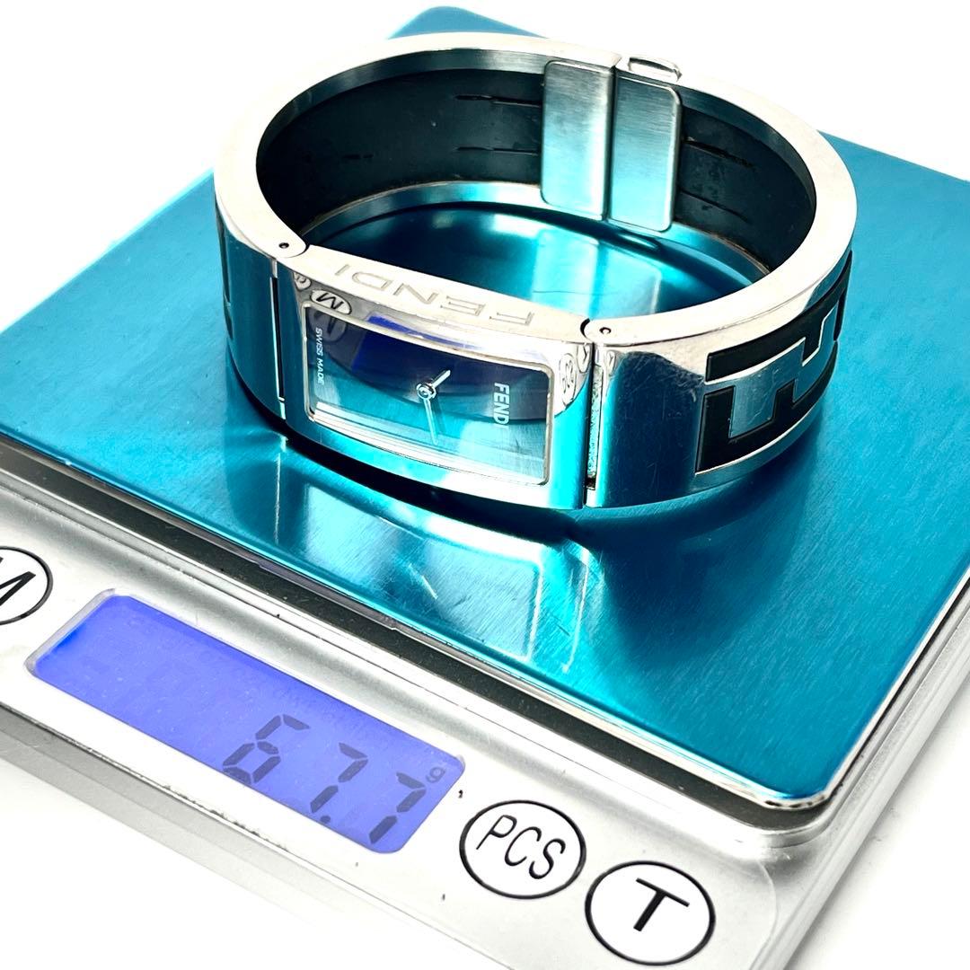 【新品電池/稼働品】フェンディ 3250L バングルウォッチ ズッカ F柄 SS