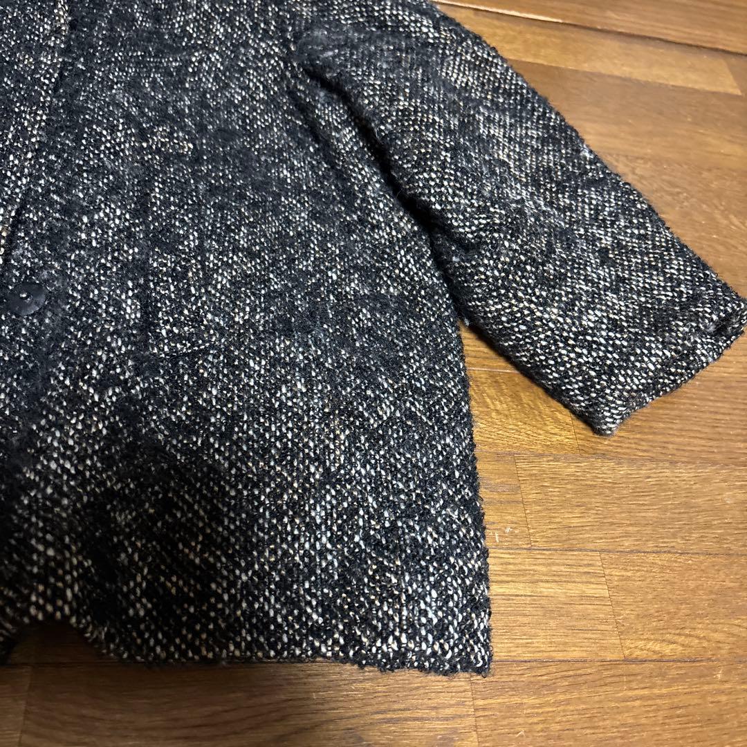 CLANE クラネ　MIX LOOP TWEED BOX COAT ツイード