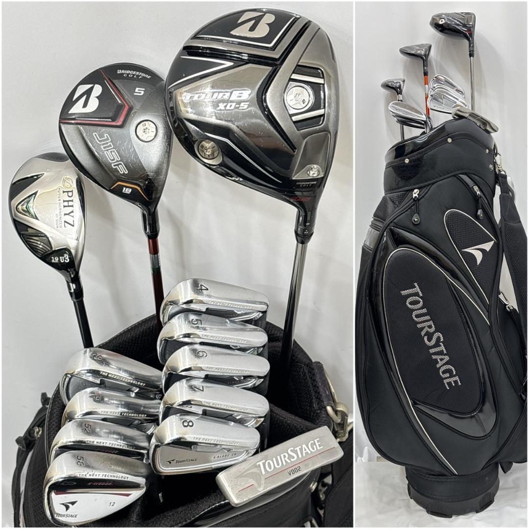 メンズ右利き初心者用　ブリヂストン　　ゴルフクラブセット　W-2578