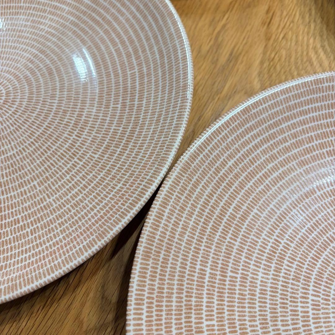 アラビア　プレート　4枚セット ブラウン ベージュ