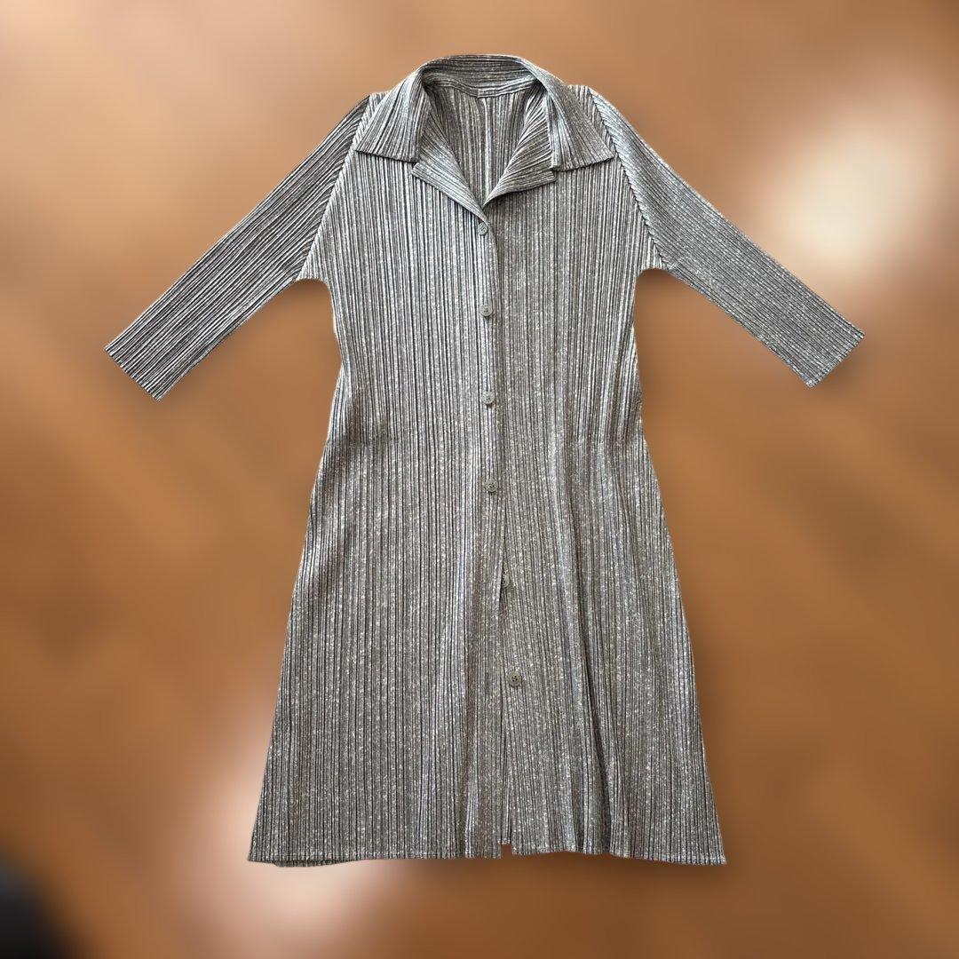 PLEATS PLEASE ロングカーディガン サイズ3