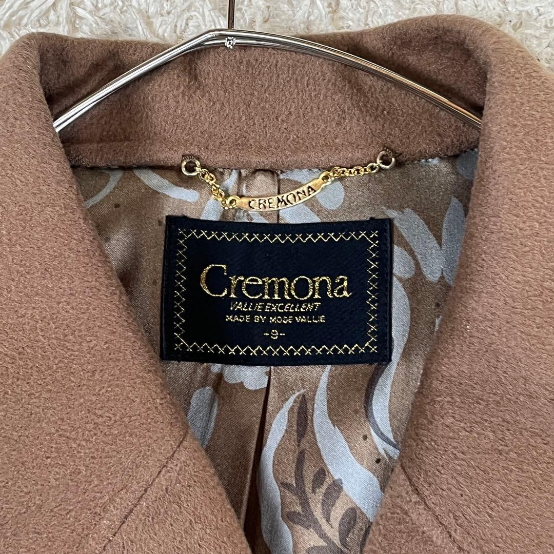 Cremona カシミヤ100% ダブル ロングコート 裏地シルク 9号 M