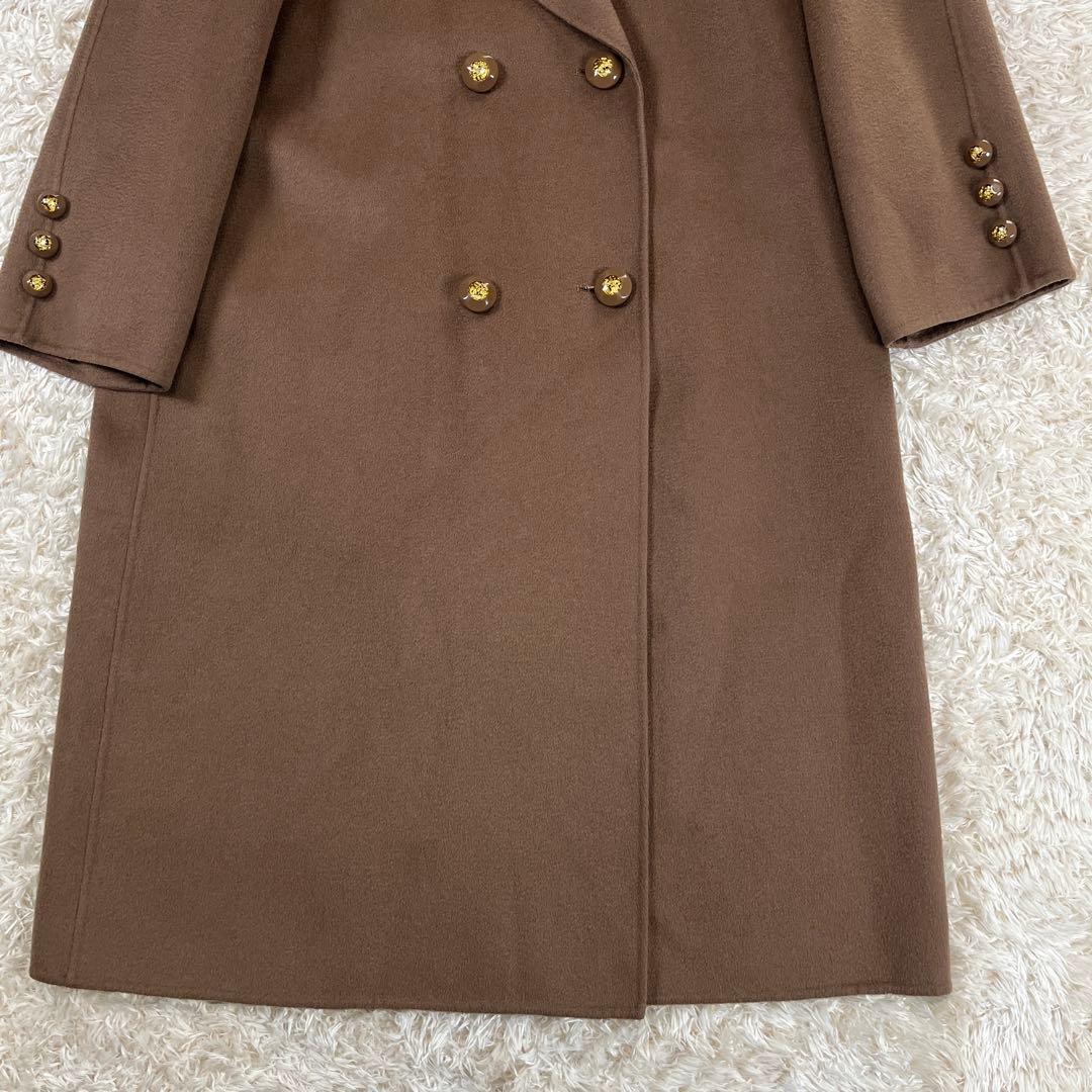 Cremona カシミヤ100% ダブル ロングコート 裏地シルク 9号 M