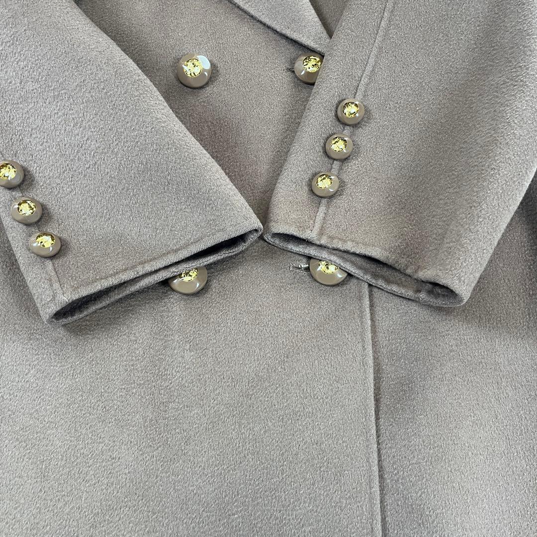 Cremona カシミヤ100% ダブル ロングコート 裏地シルク 9号 M