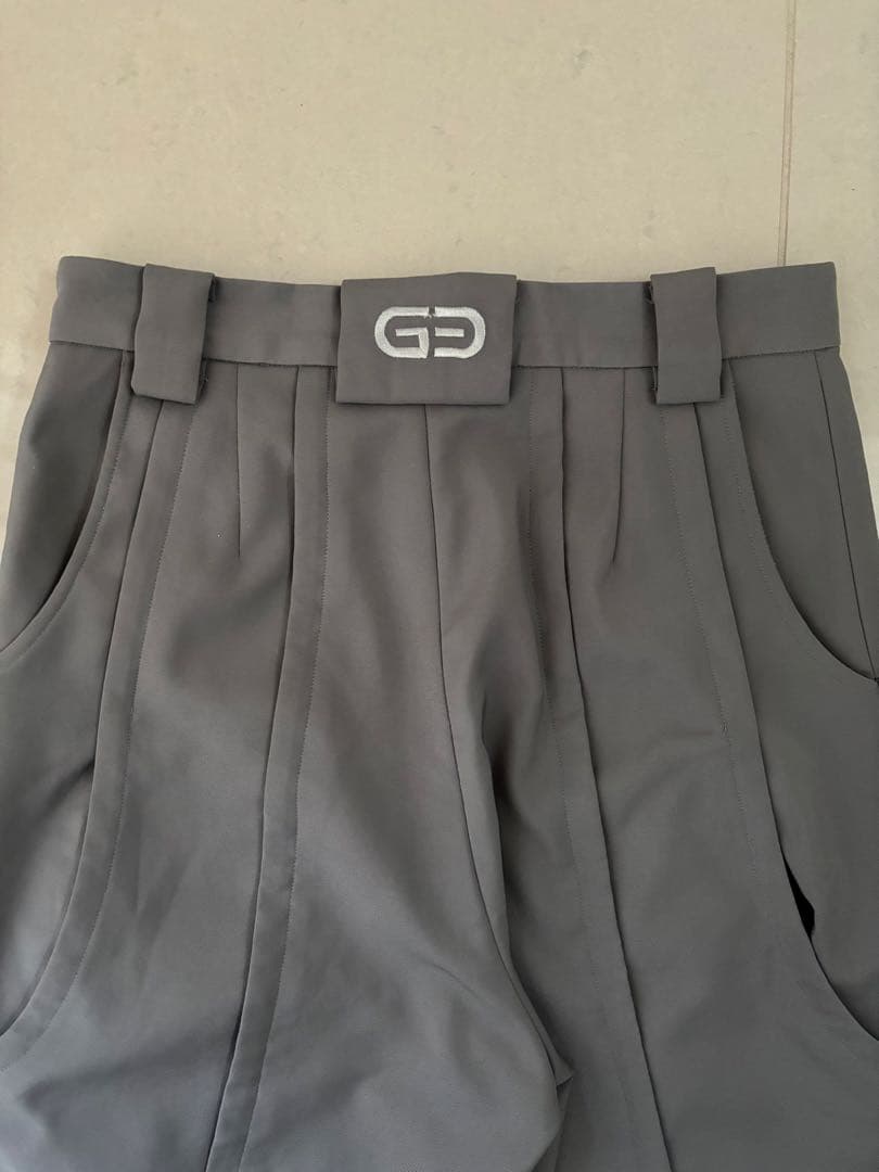 パンツ GOAT ESSENCE TUCK WIDE PANTS gray size2