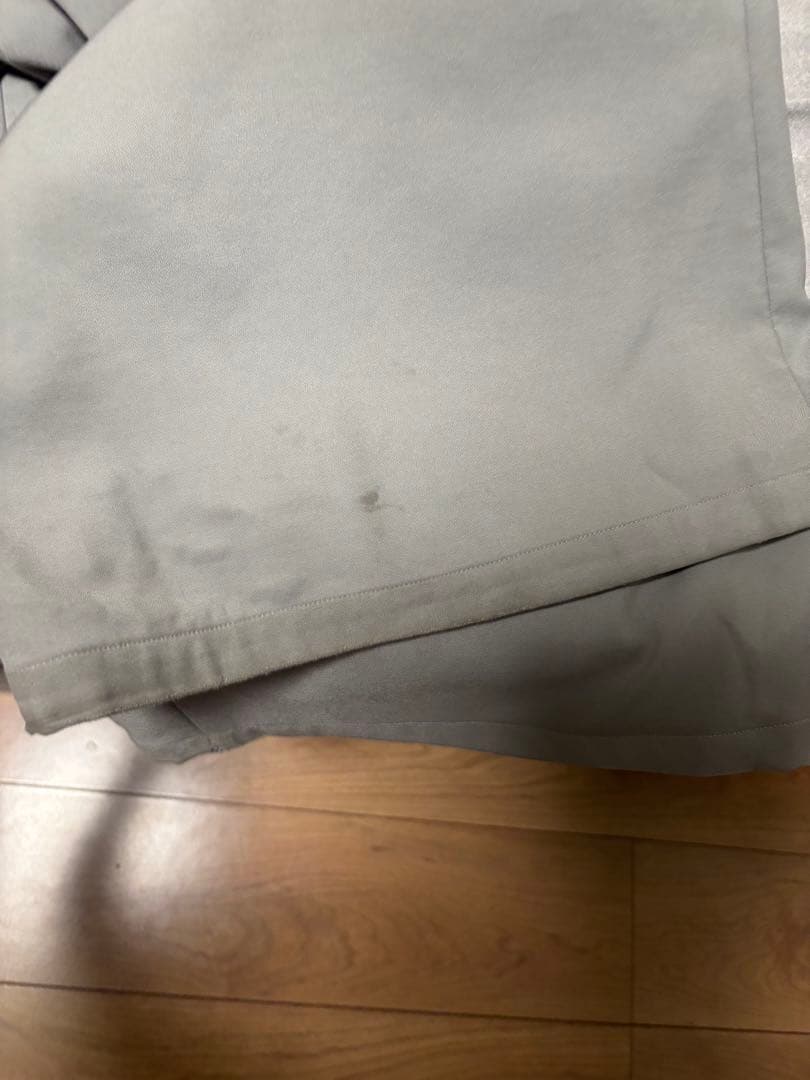 パンツ GOAT ESSENCE TUCK WIDE PANTS gray size2