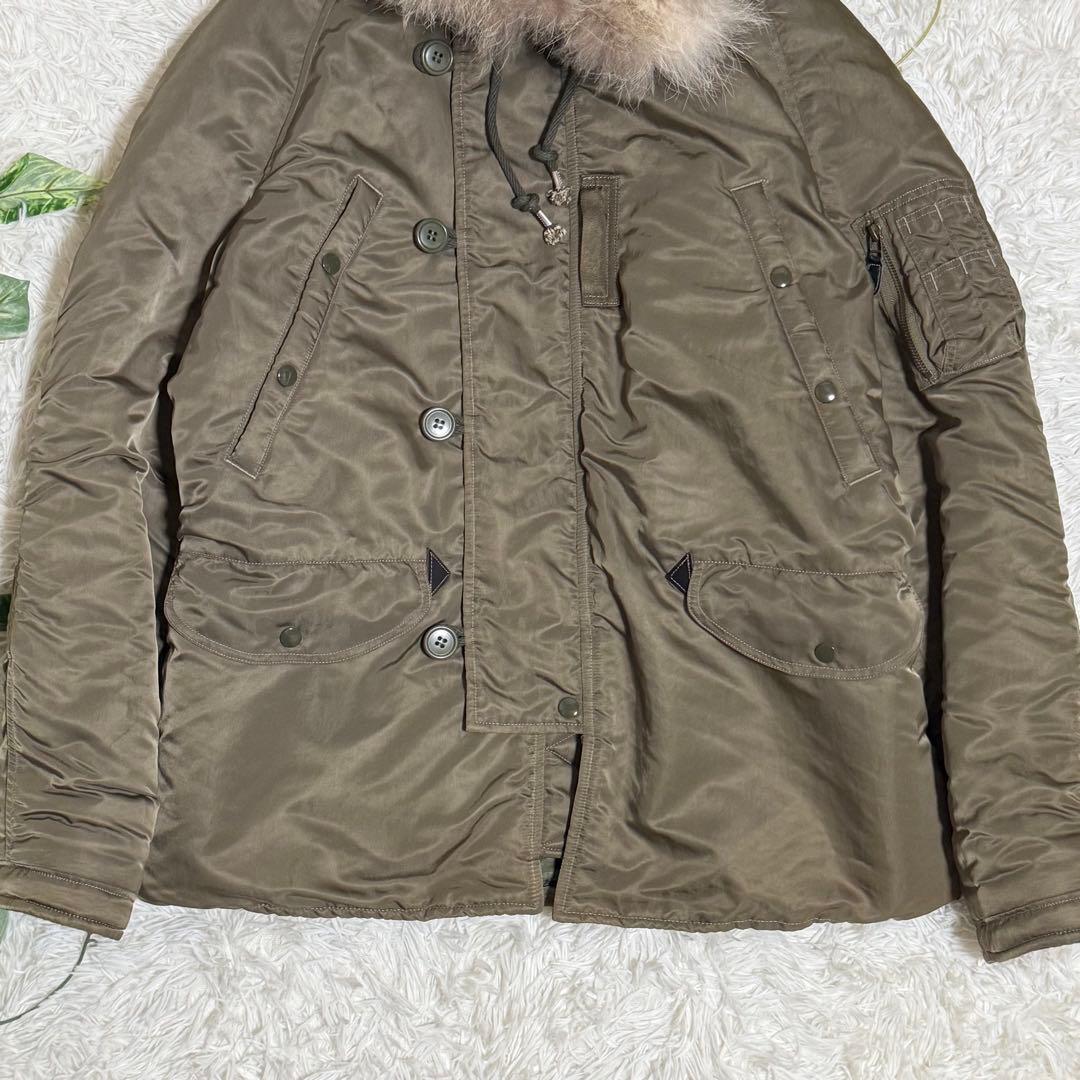 【悪無愛想】SKULL FLIGHT　N-3B　フライトジャケット　ファー