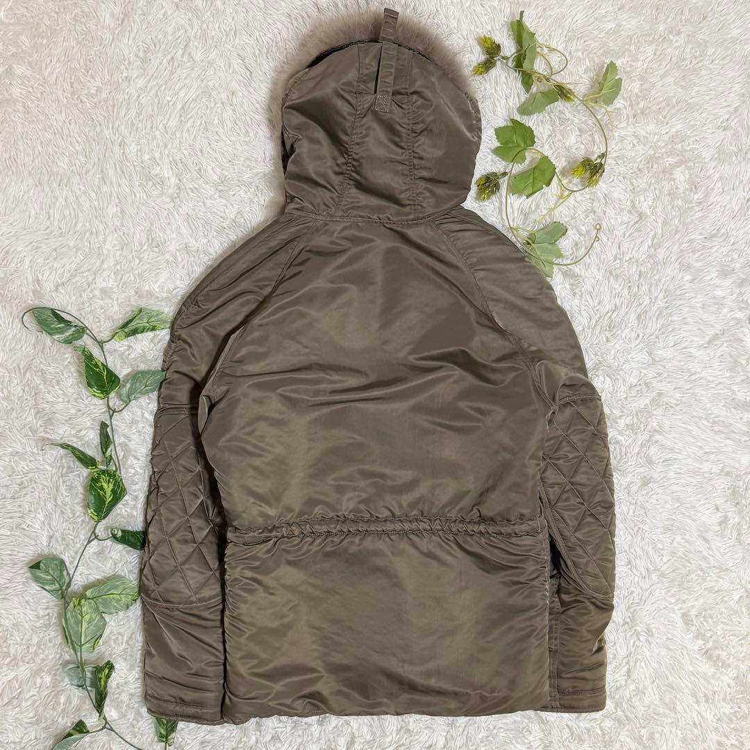 【悪無愛想】SKULL FLIGHT　N-3B　フライトジャケット　ファー