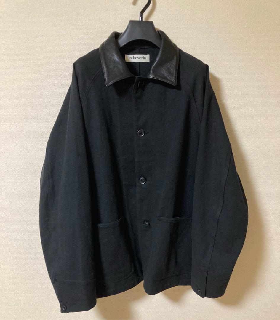ジャケット・アウター echeveria Leather Switiching Work JKT 1