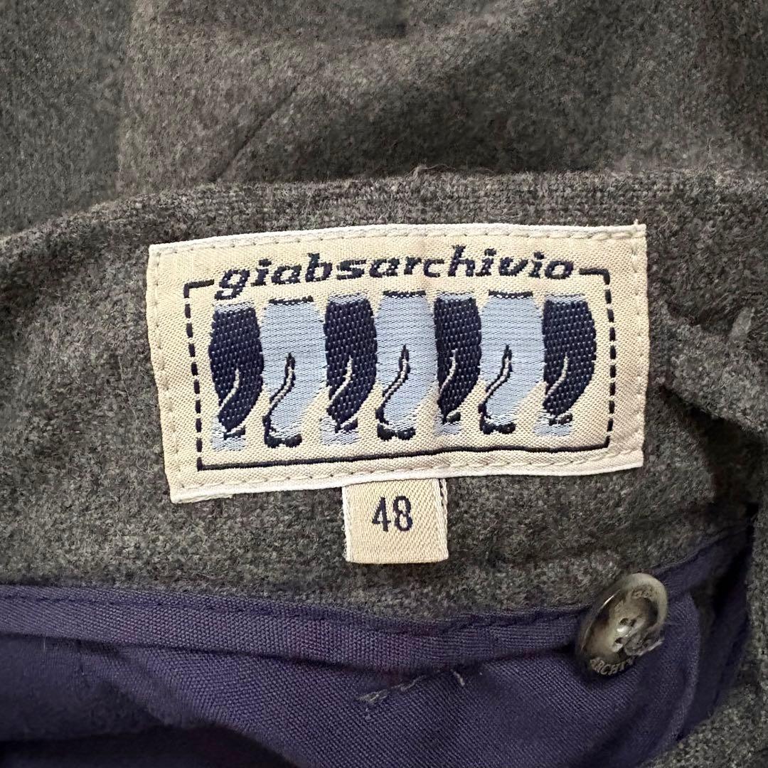 美品 ジャブス アルキヴィオ マサッチョ スラックス 48 グレー 永久クリース