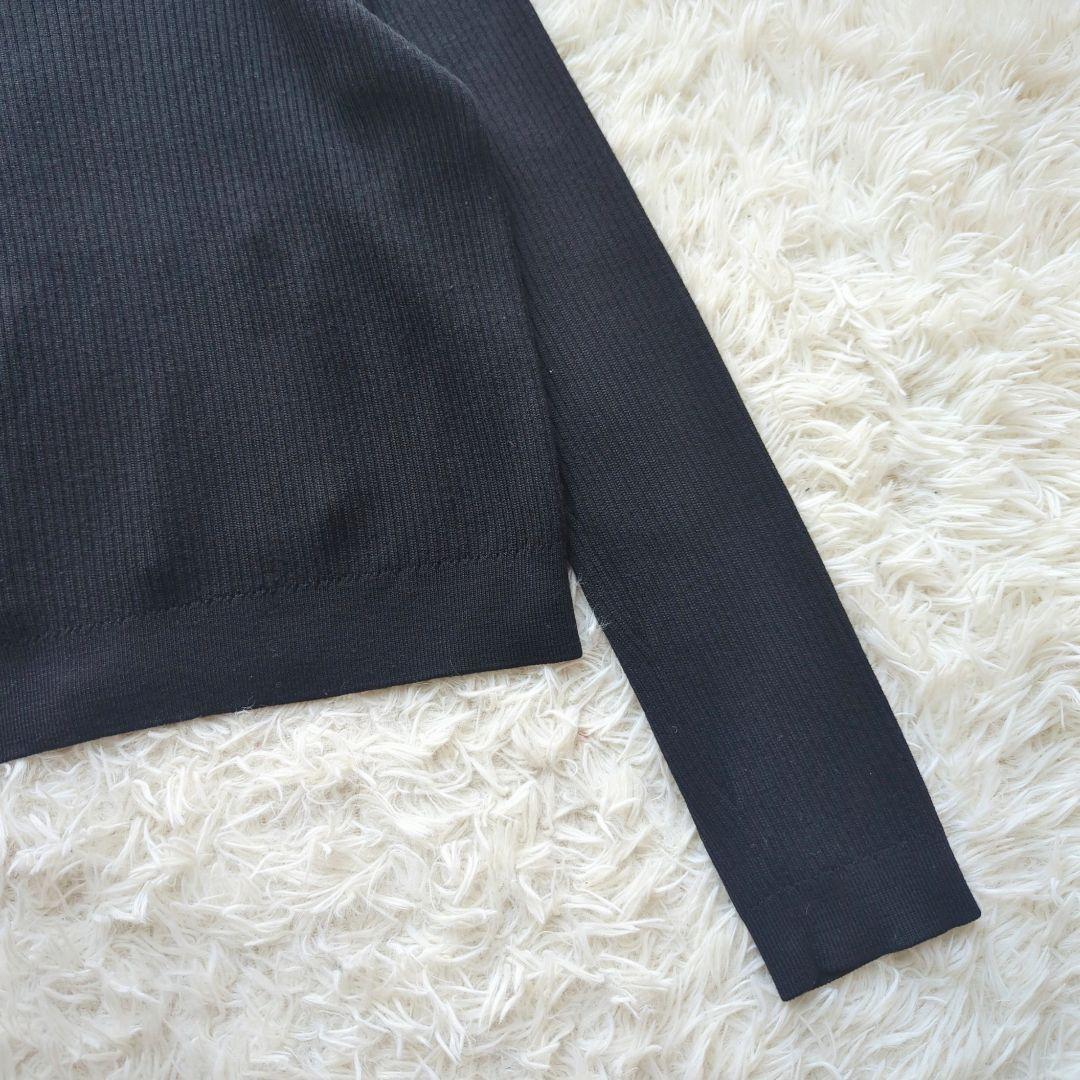 美品✨️FOXEY フォクシー フードパーカー　ウール　リブニット　ベロア　40