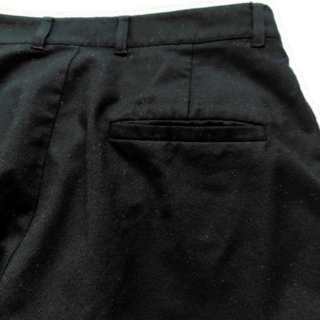 ヴィヴィアンウエストウッドマン 変形 リブ切り替えサルエルパンツ黒　L